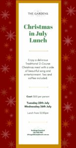 christmas in july lunch